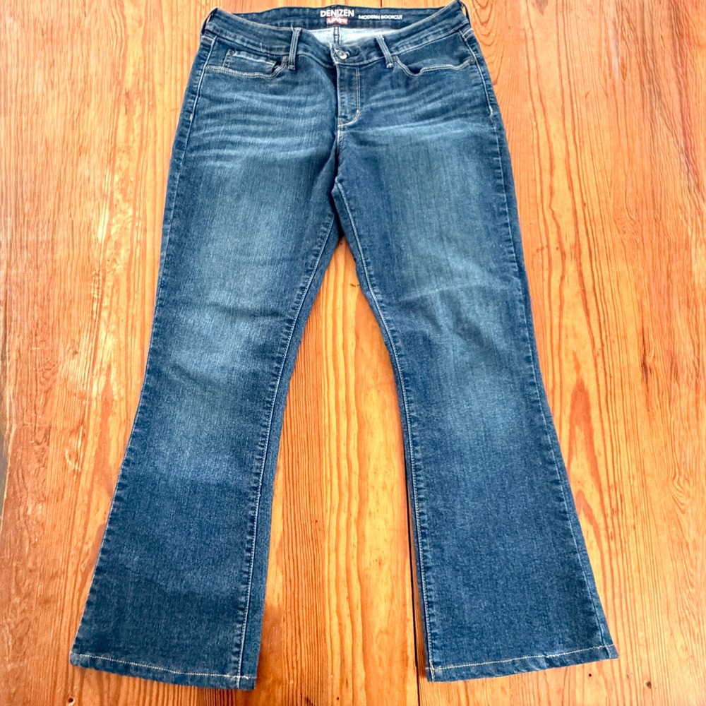 Denizen Levi's Modern Bootcut Jeans Womens 12 S/C Blue Stretch Denim Medium Wash